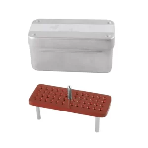 GDC Endodontic Box With 48 Holes Colour Anodized Accessories