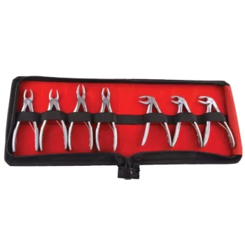 GDC Extraction Forceps Pedo Set Of 7 In Pouch Standard