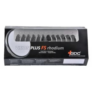 GDC Mouth Mirror Tops Fs Rhodium Coated Pack Of 12 Pcs