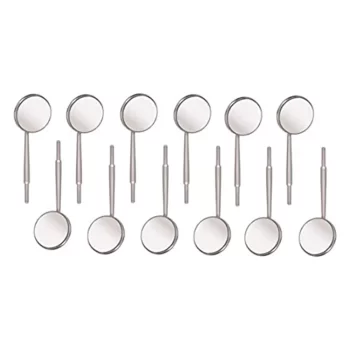 GDC Mouth Mirror Tops Plain Pack Of 12 Pcs - 5 (Mmtp5) - Image 2