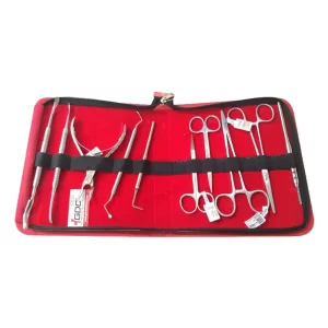 GDC Surgical Instruments Set of 10 In Pouch
