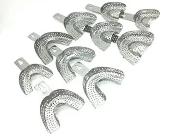 Jabbar & Co. Impression Trays Supreme Quality- Dentulous Perforated-Set of 10