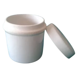 Jabbar & Co. Porcelain Jar -With LID