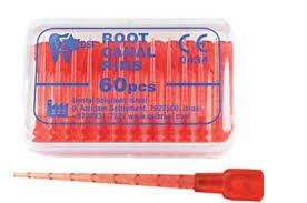 SWEDENT Root Canal Pins - Red 60 pcs